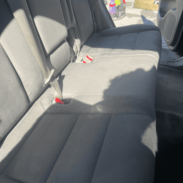 Clean seats after treatment