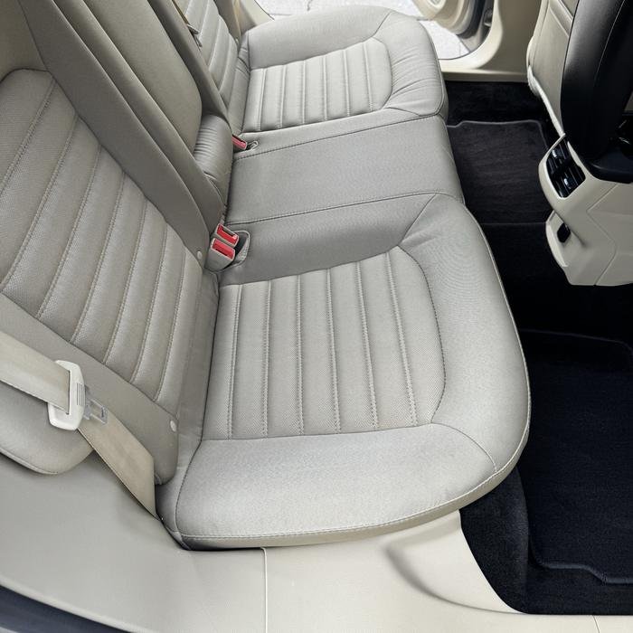 Clean cloth back seat after shampoo