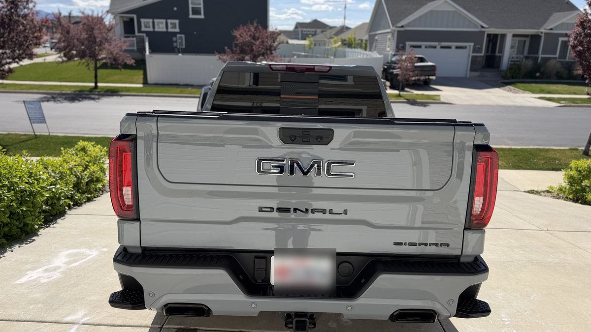 GMC Sierra Denali after an exterior detail in Woodland Hills