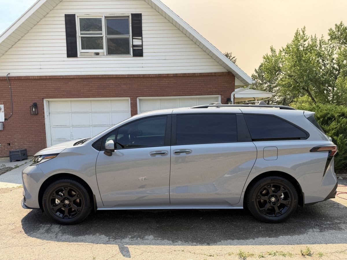 Toyota Sienna after a full mobile detail in Woodland Hills