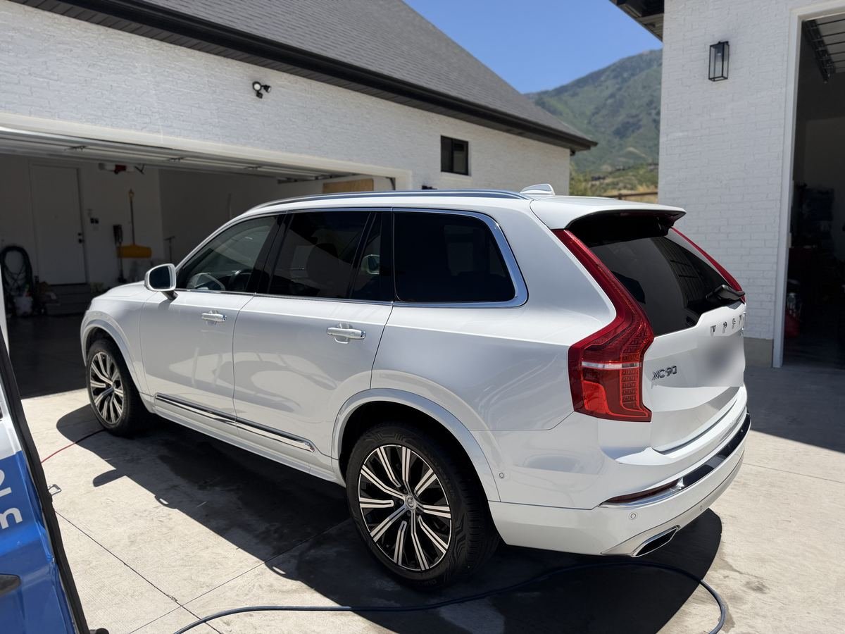 Volvo XC90 after a full mobile detail at a home in Highland