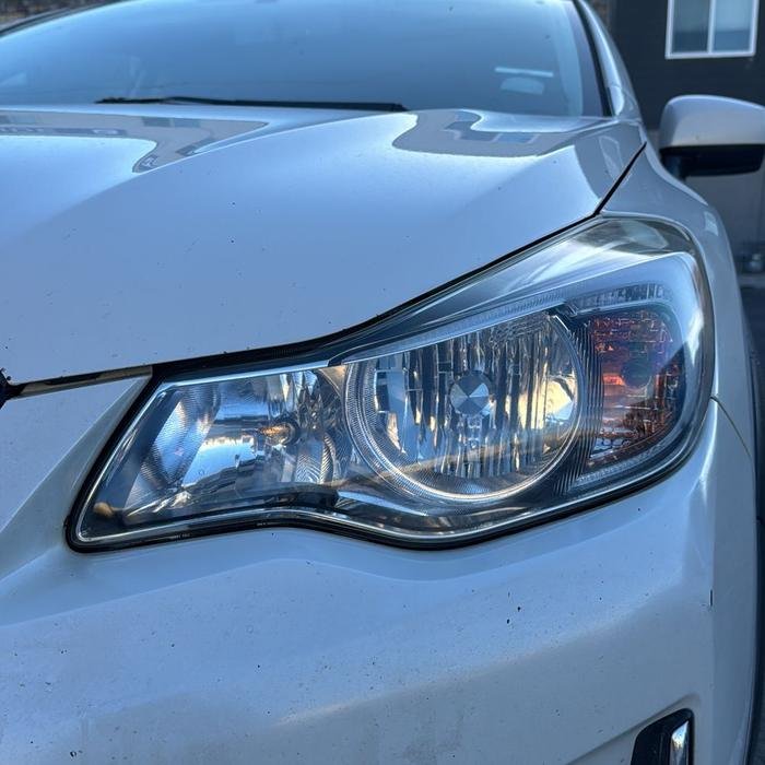 Subaru headlight clear after restoration