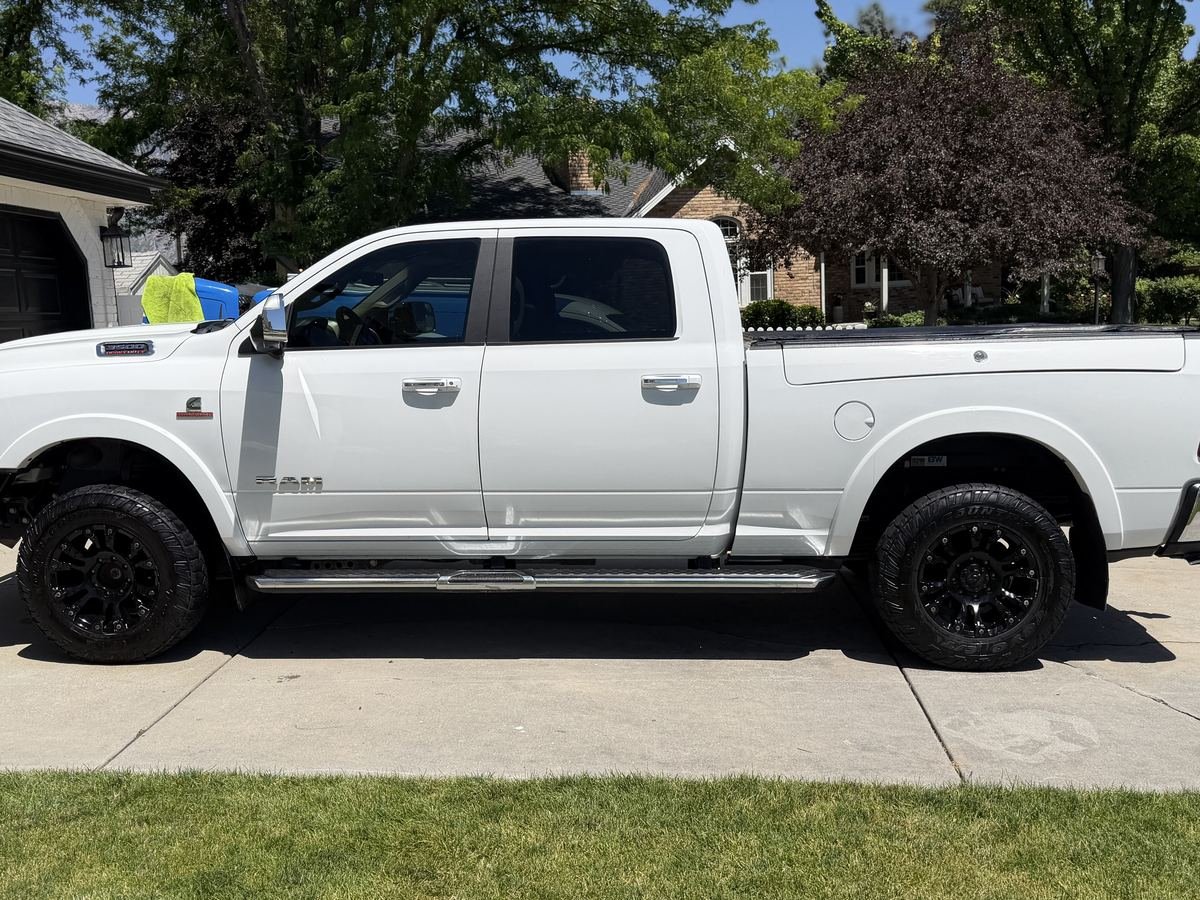 Ram 2500 truck after a mobile detail in Payson, Utah