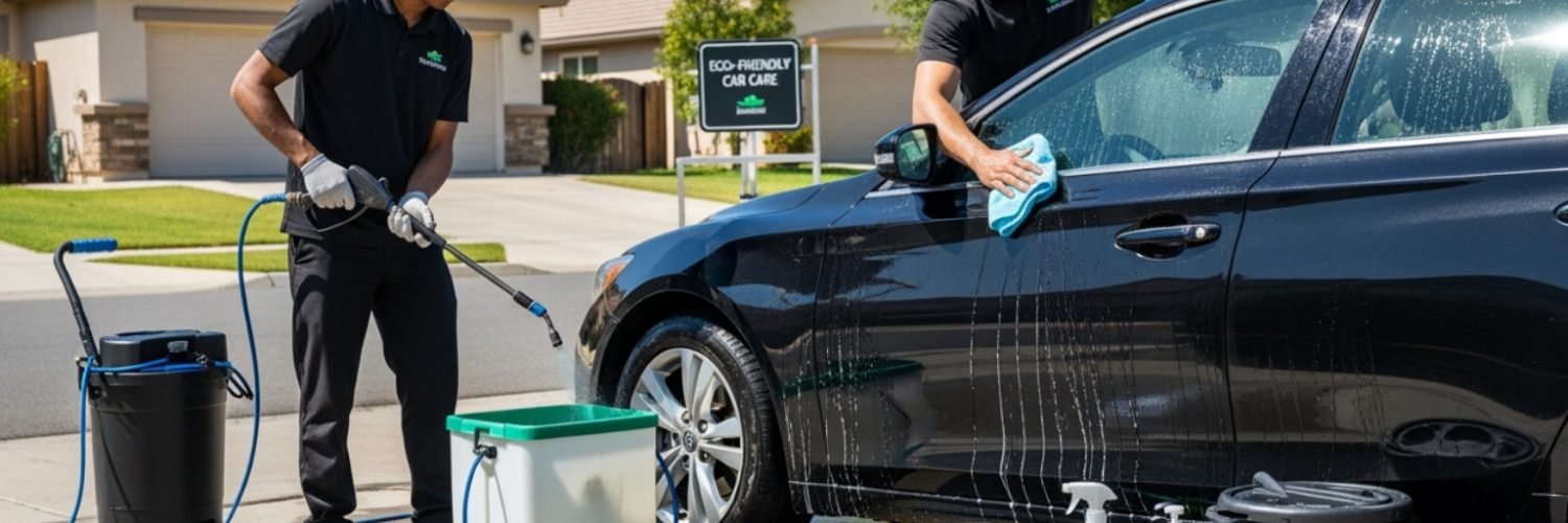 green mobile car wash